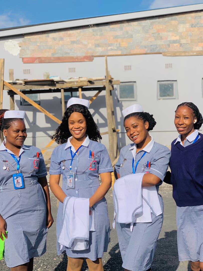 Group of nursing students